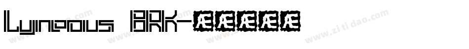 Lyneous BRK字体转换